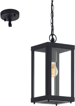 Picture Of Alamonte 1 Exterior Pendant Light Eglo Lighting - Eglo 94788 | Outdoor Pendant Light Fitting | Alamonte (400x400)