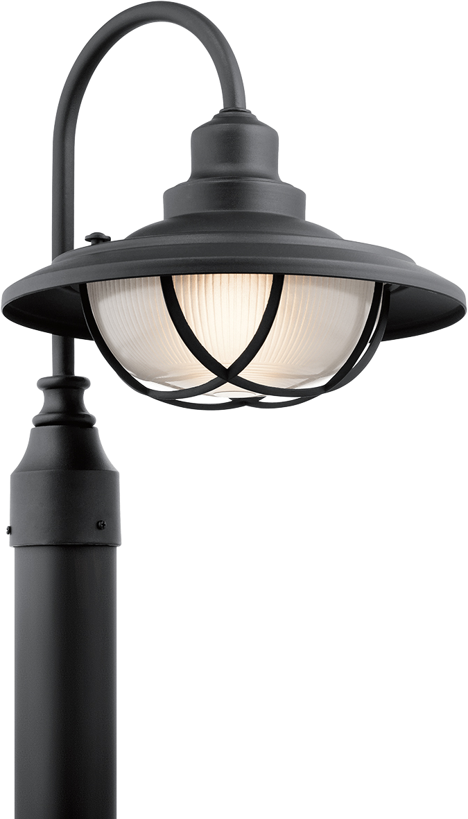 Full Size Of Post Lights - Kichler Textured Black Harvest Ridge 1 Light Outdoor (1200x1200)