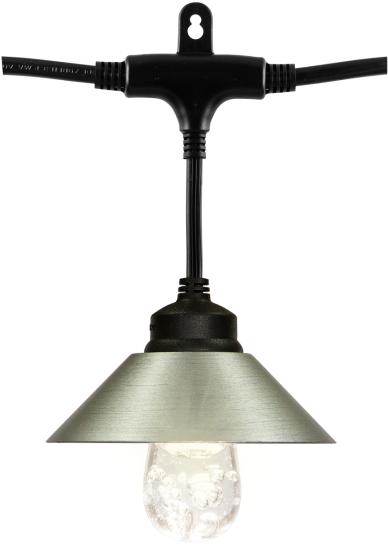 Enbrighten Café Stainless Steel Cafe Light Shade - Light Fixture (555x555)