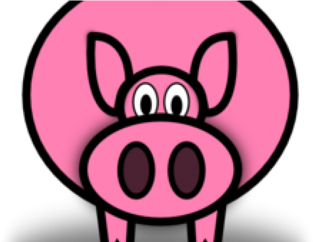 Anmiated Pig Cliparts - Pig Clip Art (640x480)