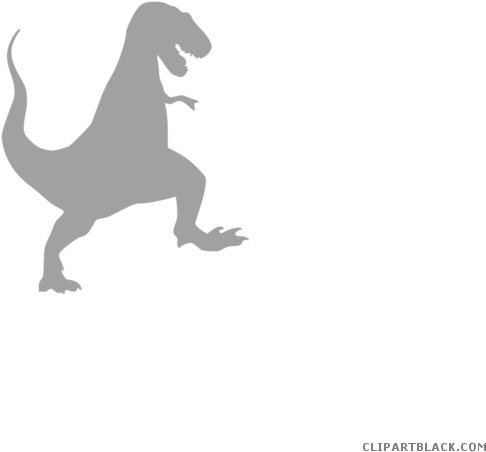 T Rex Animal Free Black White Clipart Images Clipartblack - Trex Svg (700x525)