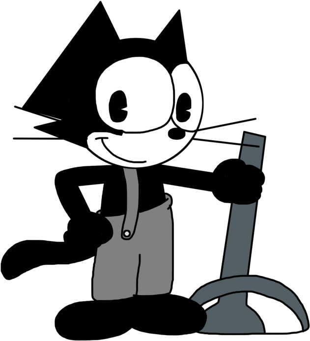 Felix As Factory Worker By Marcospower1996 - Cartoon (894x894)