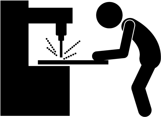 Machine Clipart Factory Worker - Machine Industry Clipart Icon Png (640x480)