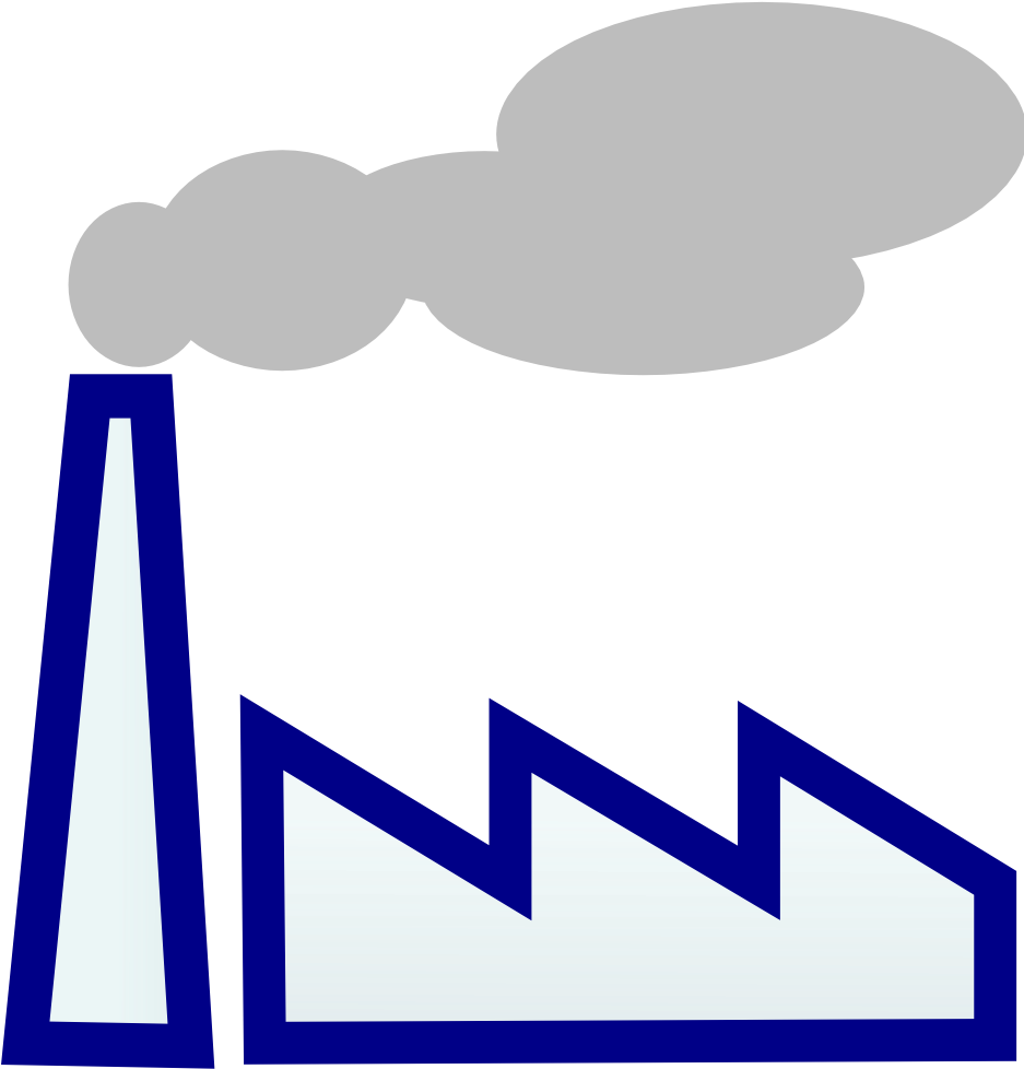 Factory Clipart Bahay Kalakal - Clip Art (1000x1000)