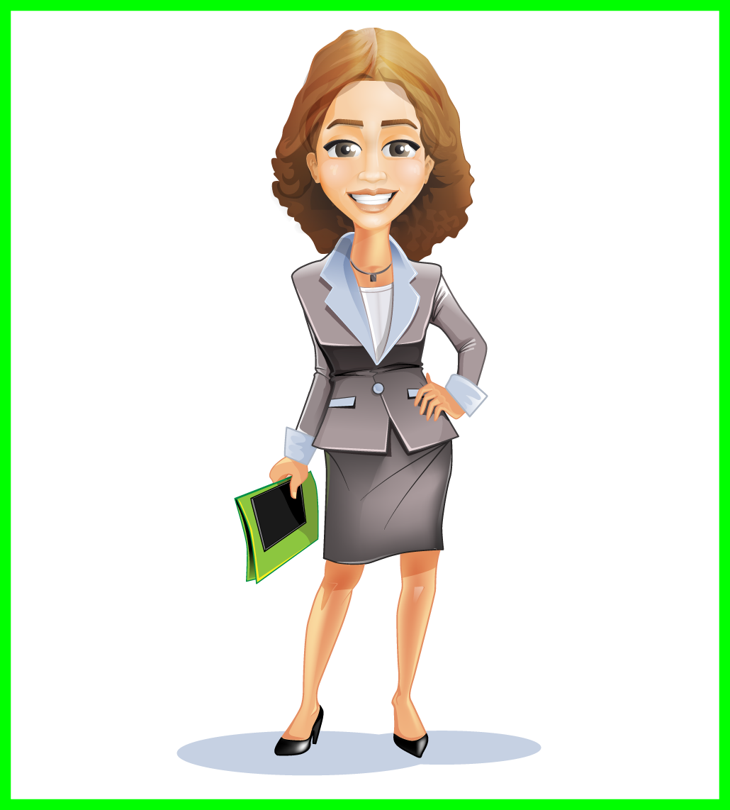 Suit Clipart Women Business Suit Clipart Best Cartoon - Write Your Book And Publish Your Book: Workbook (1030x1142)