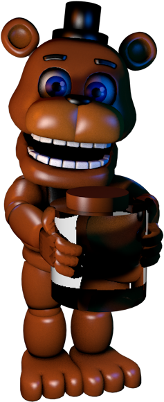 [c4d]kawaii Freddy By Foxy Gamer 90ex - Cartoon (800x600)