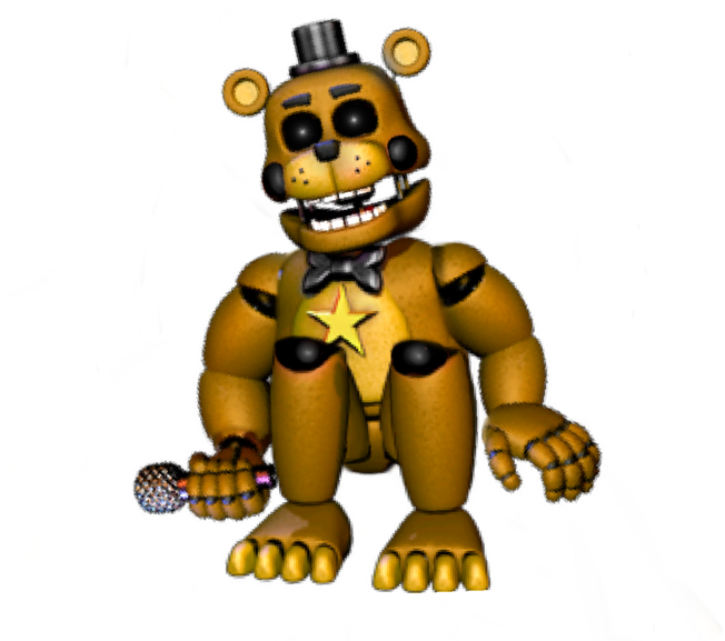 Drawing Cat Deviantart Five Nights At Freddy's Fan - Rockstar Golden Freddy (1024x576)