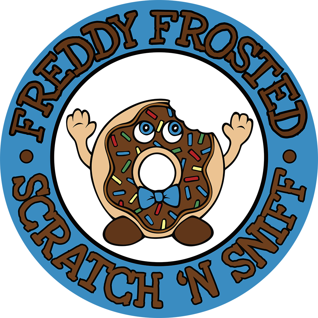 Chocolate Donut Whiffer Stickers Scratch 'n Sniff Stickers - Whiffer Sniffers Freddy Frosted Collectible Backpack (1024x1024)