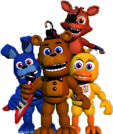 Animatronics Classics Png By Movies Of Yalli - Аниматроники Торт (1100x596)