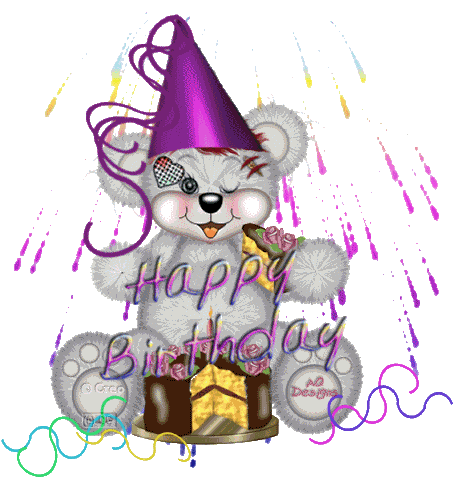 Birthday Cards Animated Gif , - Happy Birthday Animated Message (452x465)