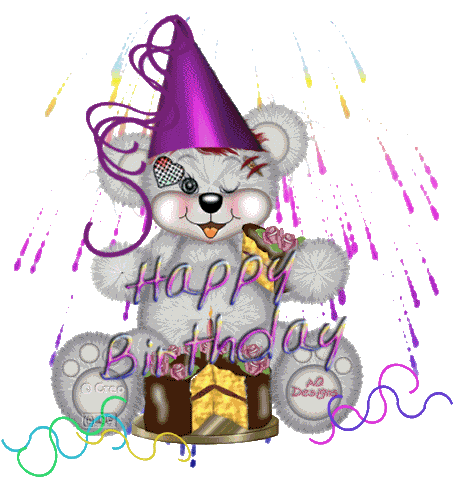 Birthday Cards Animated Gif , - Happy Birthday Animated Message (452x465)