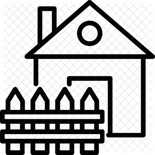 Home Fence Icon - Property Tax Icon Png (512x512)