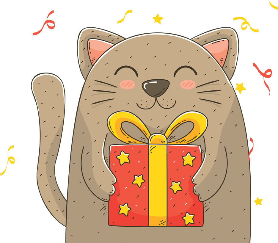 Happy Birthday To You Child Wish Greeting Card - La Multi Ani Pisici (1024x1024)
