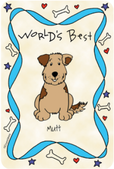 Treat Them To This Edible Greeting Card - Crunchkins Crunch Card - #1 Dog (350x350)