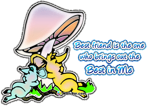 Friendship Glitter Text - Greeting Card Friendship Malayalam (494x354)