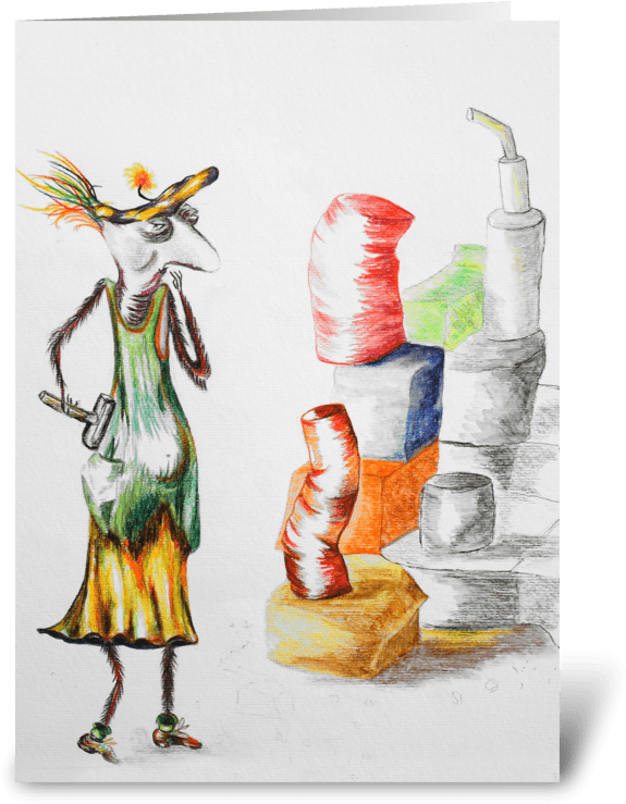 Presents Greeting Card - Still Life (700x792)