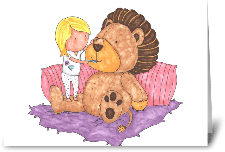 Get Better Soon Greeting Card - Greeting Card (848x698)
