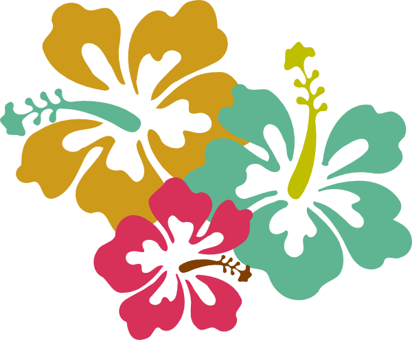 Island Clipart Hawaiian Aloha - Hibiscus Clip Art (600x496)