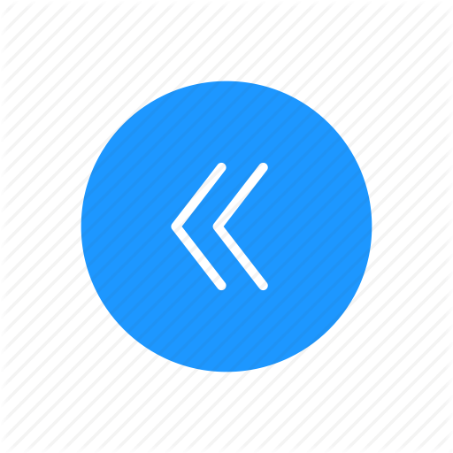 Windows Media Player Back Button Icons Png - Back Button Icon Blue -  (512x512) Png Clipart Download