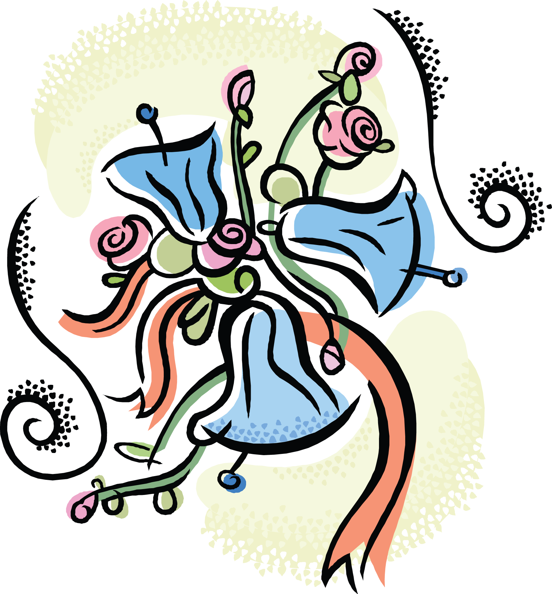 Wedding Invitation Anniversary Clip Art - Wedding Bells (1790x1925)