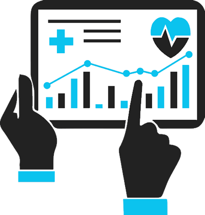 Running A Hospital All By - Digital Health Records (400x421)