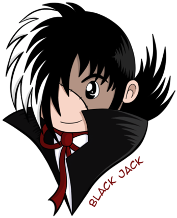 Black Jack Chibi By Hwshipper - Cartoon (400x455)