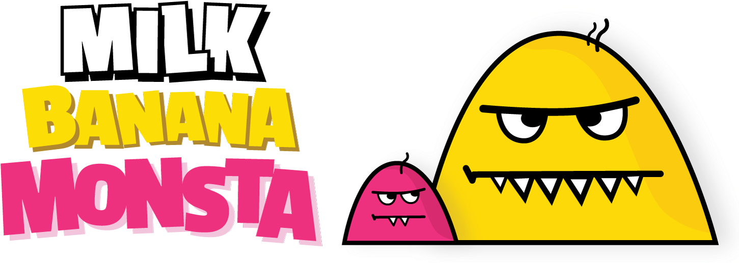 Milk Banana Monsta - Smiley (1500x550)