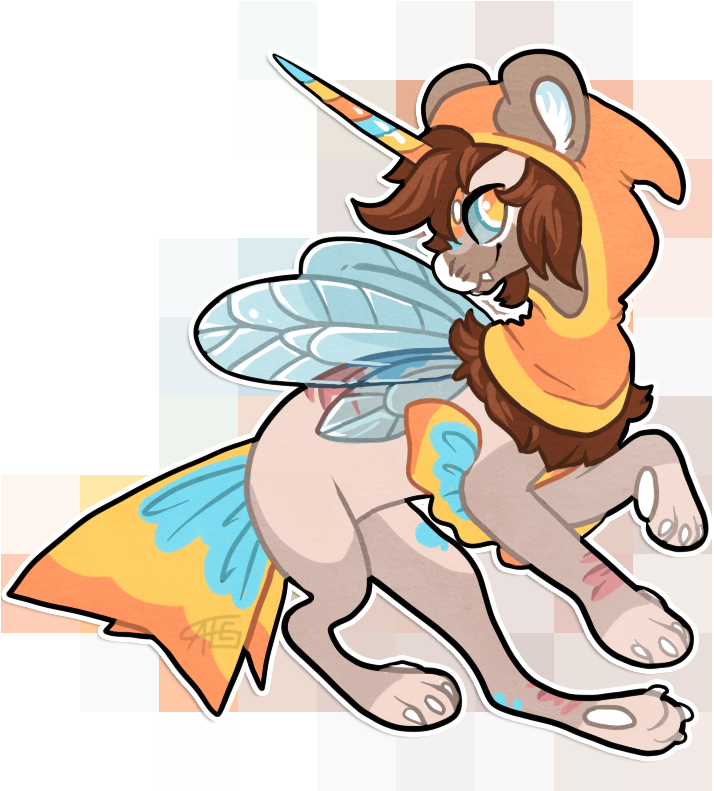 Mushu Narwal Horn Upgrade By Griffsnuff - Cartoon (749x794)