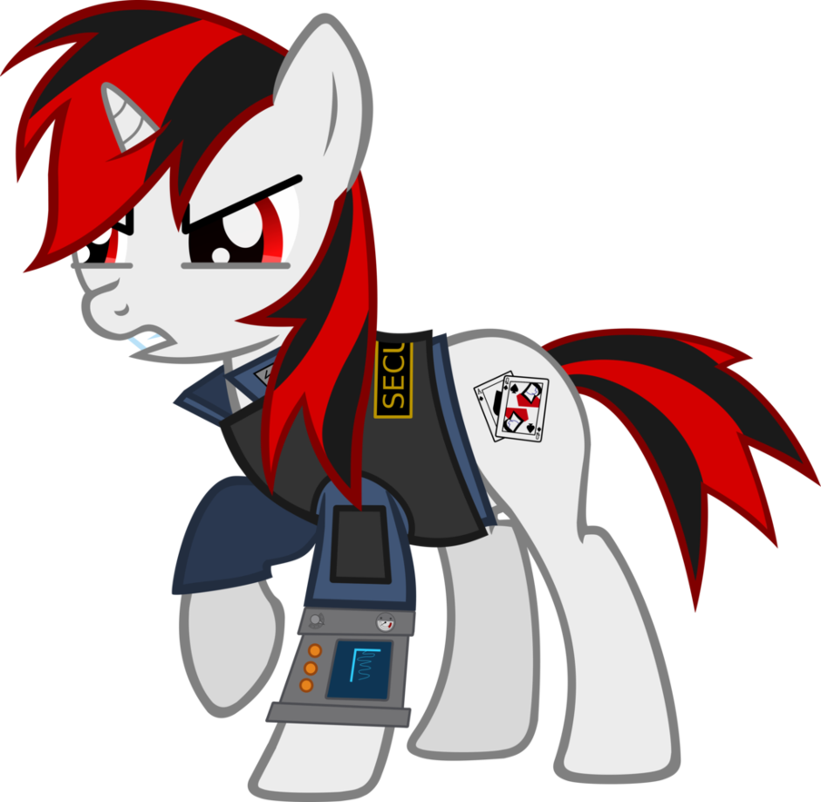 Blackjack With Armor By Green-dragon13 - Blackjack Fallout Equestria Png (904x883)