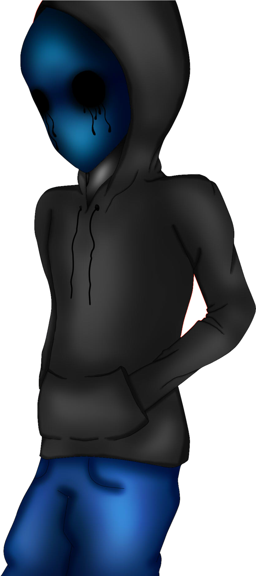 Eyeless Jack Clipart Series - Digital Art (1024x1860)