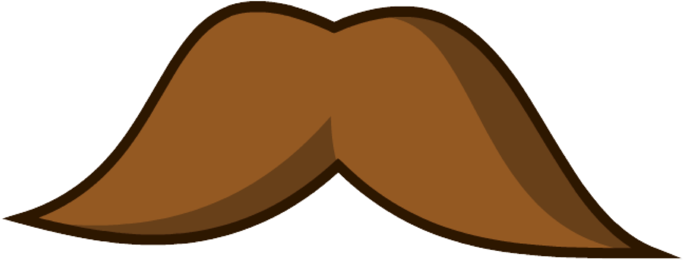 Download Moustache Png Clipart Hq Png Image Freepngimg - Brown Moustache Png (1882x1019)