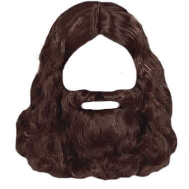 Hair Clipart Transparent Background - Beard And Hair Transparent (400x400)