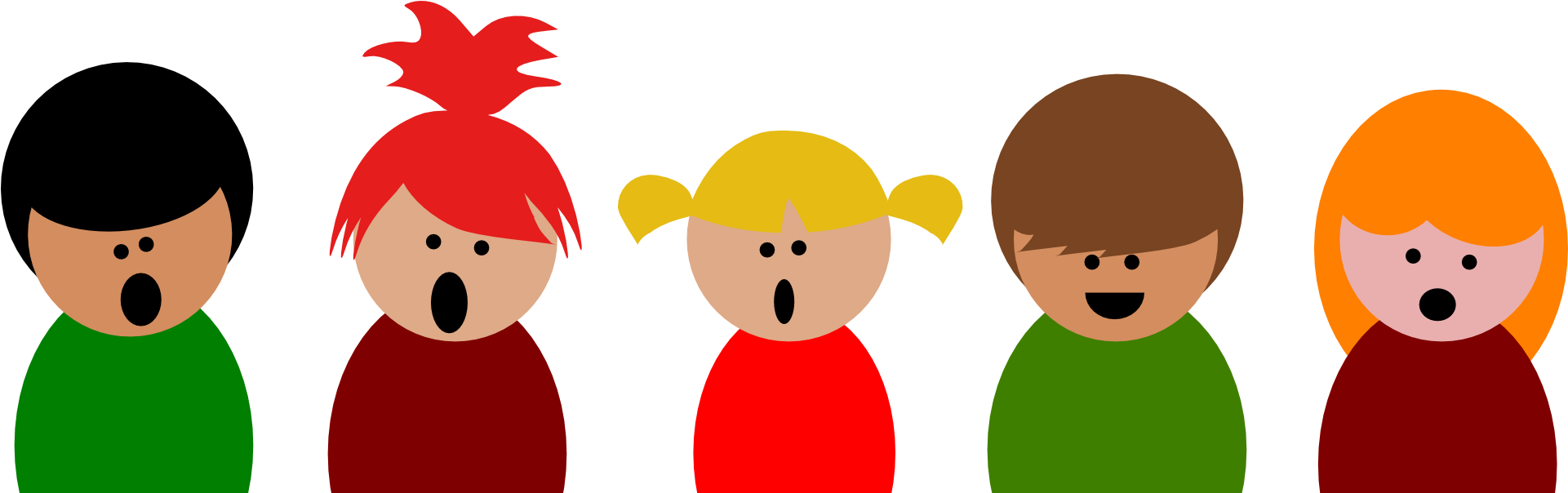 Christmas Music, Children Singing Christmas Songs, - Children Singing Clip Art (1920x960)