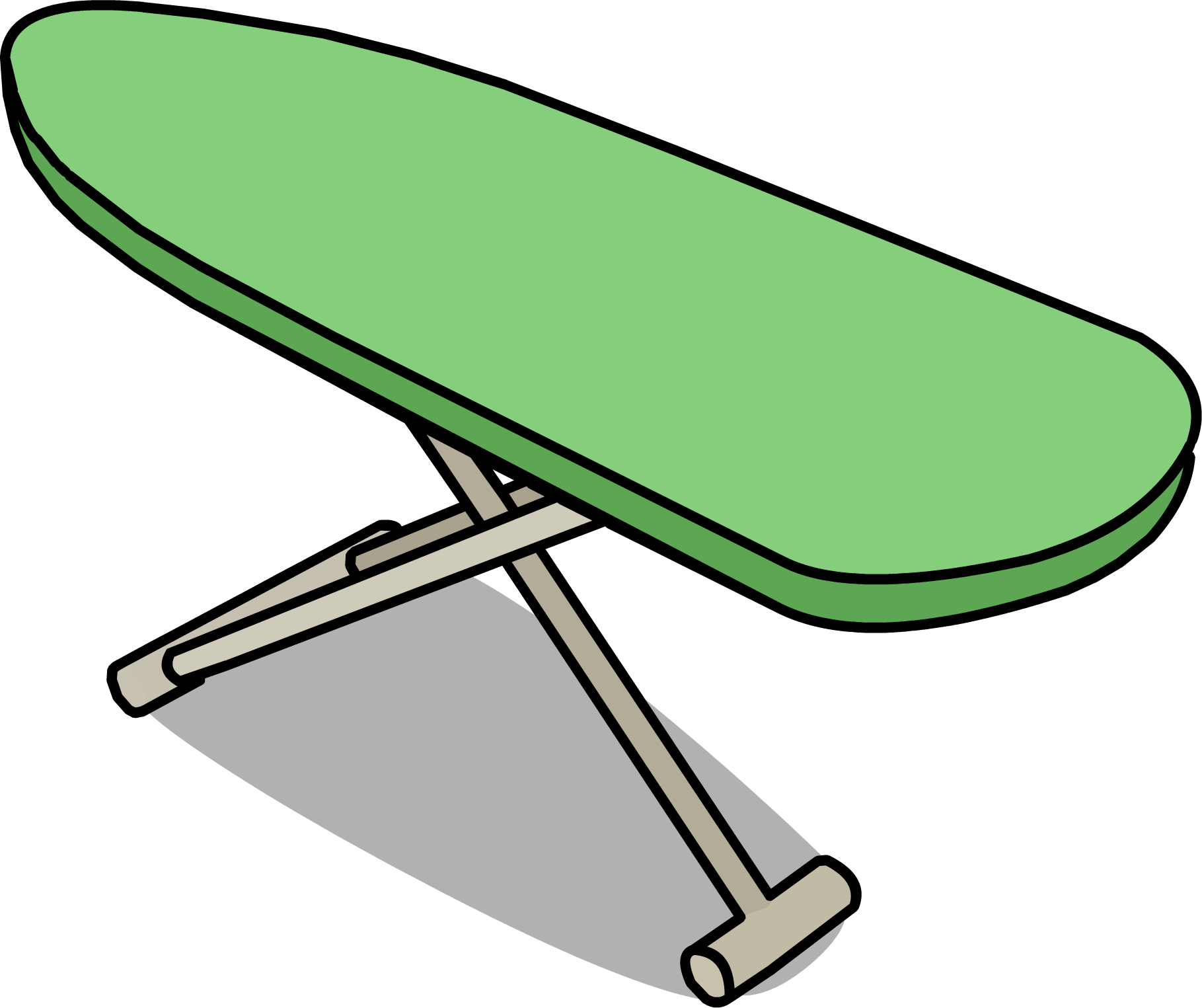 Ironing Board Sprite 011 - Ironing Board Clipart (1819x1525)