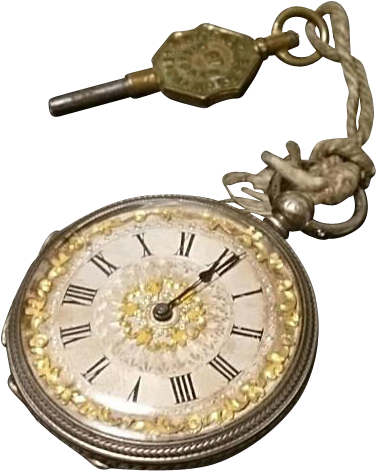 Absolutely Stunning Ladies Antique Silver Pocket Watch, - Stolenattic Absolutely Stunning Ladies Antique Silver (470x470)