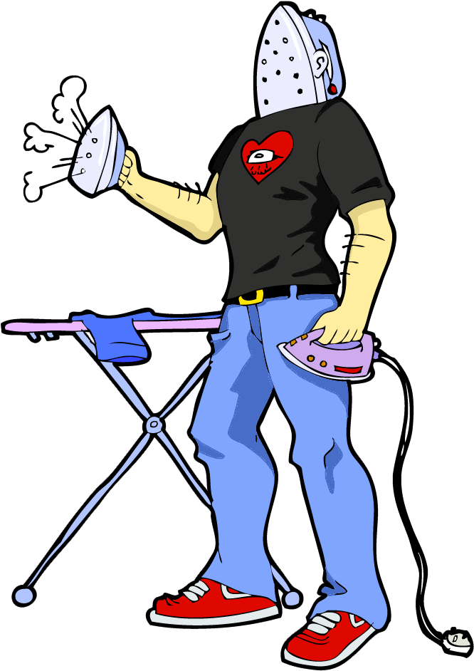 Ironing Man By Zimmii - Ironing Man Comic (696x983)