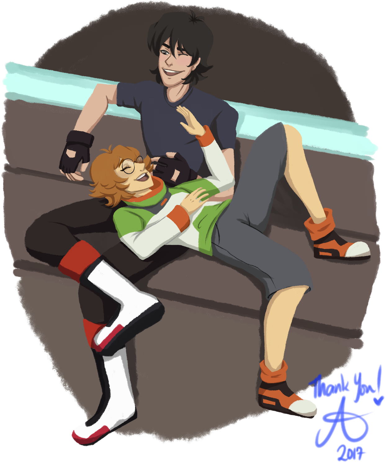 Keith And Pidge Having Fun On The Couch And Hang Out - Keith X Pidge (1280x1600)