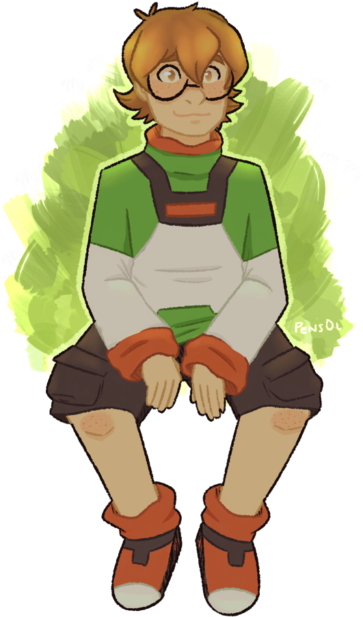 Vld Pidge Pidge Gunderson Voltron Pidge Voltron Voltron - Sitting (1000x1000)