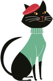 Mon Blog De Gifs Ici - Paris Kitten Shower Curtain (430x417)