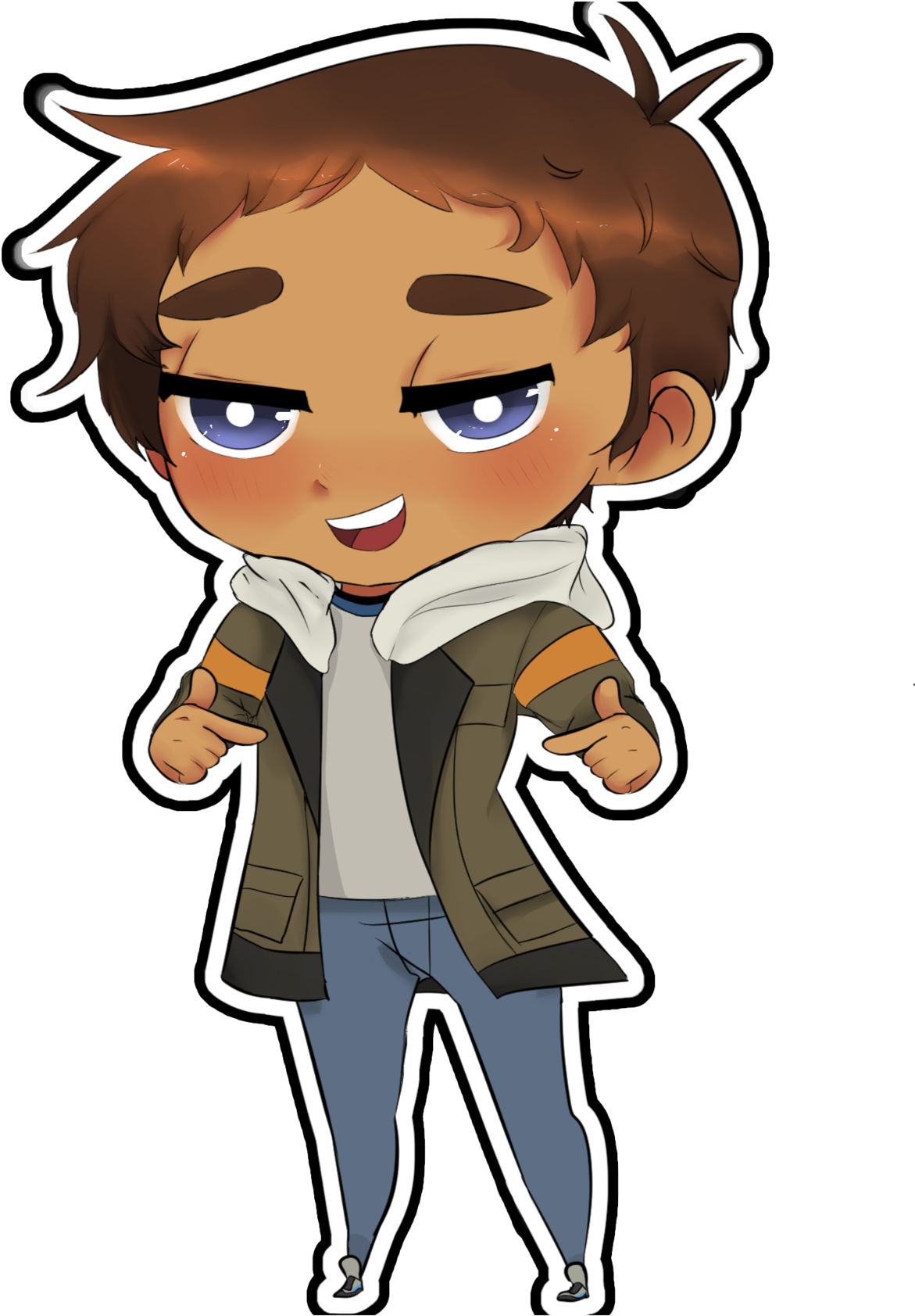 My Art Voltron Vld Volton Legendary Defender Lance - Zoo Keeper Clipart (1200x1920)