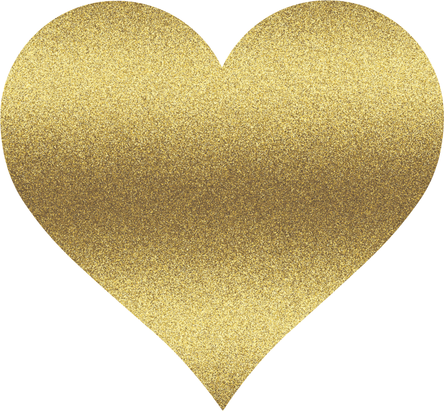 Gold Heart Clipart - Heart (1600x1600)