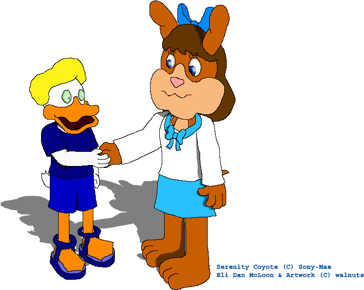 Meets Serenity Coyote By Kbafourthtime - Cartoon (800x600)