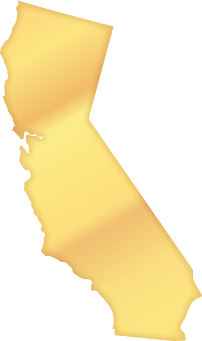 California Regions - Clip Art (416x700)