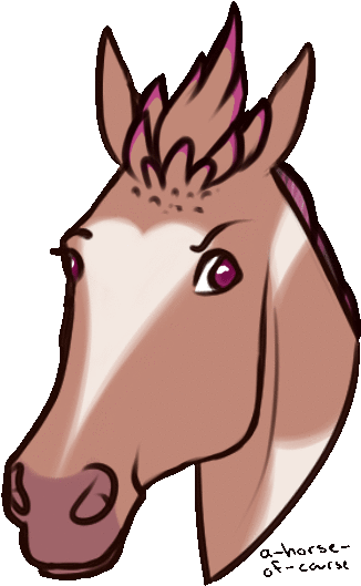 Animated Yhh For @browncoatwhit 2 By A Horse Of Course - Animated Horse Head (539x587)