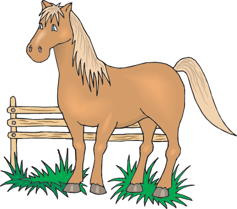 Cute Horse - Caballo Y El Gorrion Fabula (489x430)