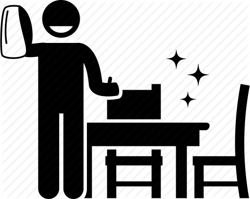 Person Icons House - Arrange Table And Chair (512x408)