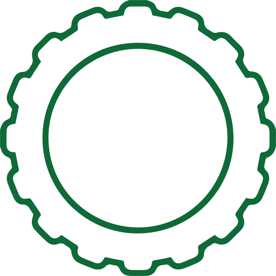 Tire Repair & Service - Tractor Wheel Vector (882x882)