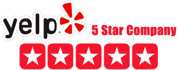 Please See Our Yelp Reviews - Yelp 5 Star Rating (600x238)