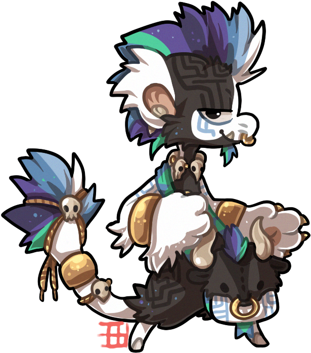 #90 Mythical Bagbean - Minotaur (627x718)