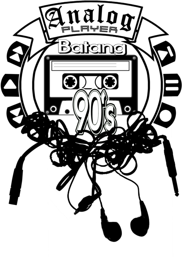 Batang 90' Art 02 By Egrapiks - Cassette Tape Throw Blanket (894x894)